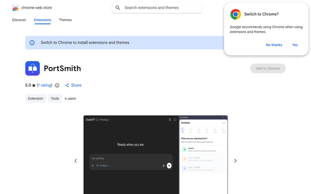 PORTSMITH screenshot