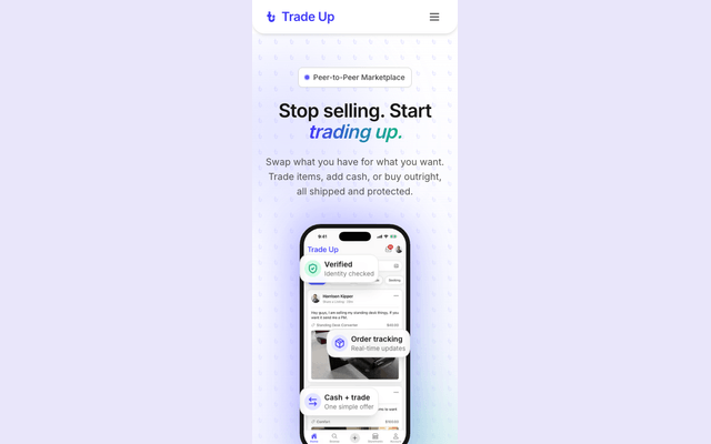 TRADE-UP screenshot